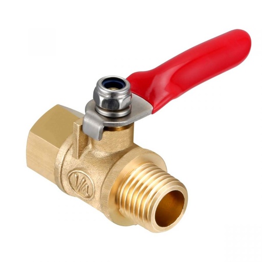 [12762] Ball Valve - Brass, 1/4" BV-MF Brand: Hi-Top