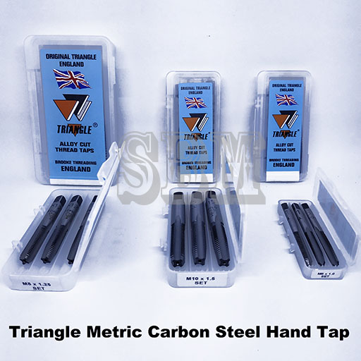 [12958] Carbon Steel Hand Taps M24*3.0 (3Pcs) - Triangle Uk