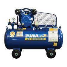 [13038] Air Compressor Pump 1/2Hp V-Belt PP2  64Ltr Blue Brand: Puma