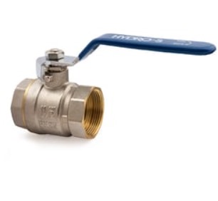 [7832] Ball Valve - Brass, 1/2" Chrome Plated