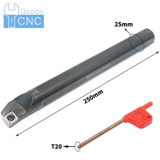 [9175] CNC Holder S25S-Sclcr0
