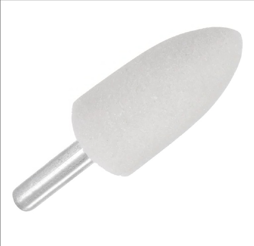 [13507] Grinding Head Bullet White Corundum 63*20*38MM