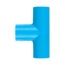 [13561] PVC Fitting - Tee 1 1/2" High Pressure 13.5, TS Blue