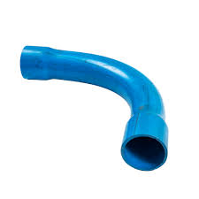 [13651] PVC Fitting - Long Bend Elbow, 90° 4" (HP) 13.5, TS Blue