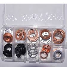 [14066] Washer Box (Copper/Silver/Rubber) (10 Size)