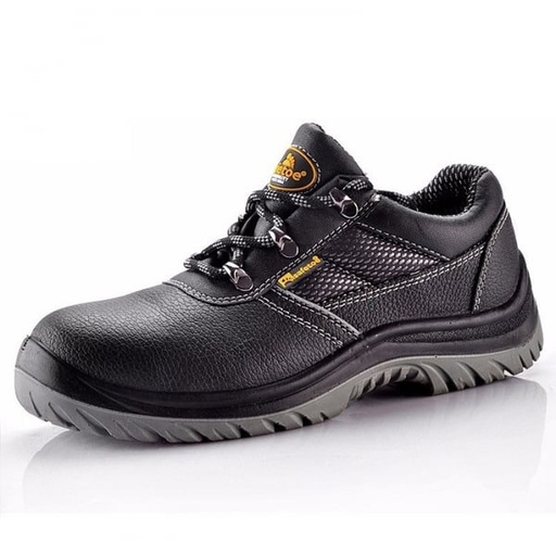 [14200] Safetoe - Safety Shoes ,L-7222, Size 42,Low Ankle Steel Toe Plate S3 SRC- Normal Black 