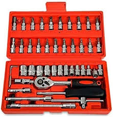 [14233] Bit Set 46Pcs/Set Plastic Box Light Duty