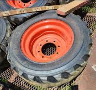 [14276] Tire 7.00-15 (With Rim 10PR Rib) Solid