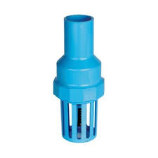 [14597] PVC Foot Valve, Blue, 1-1/2"