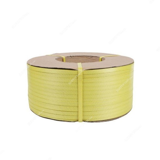 [14619] Packaging Belt, Yellow, 15mm x 10kg/roll
