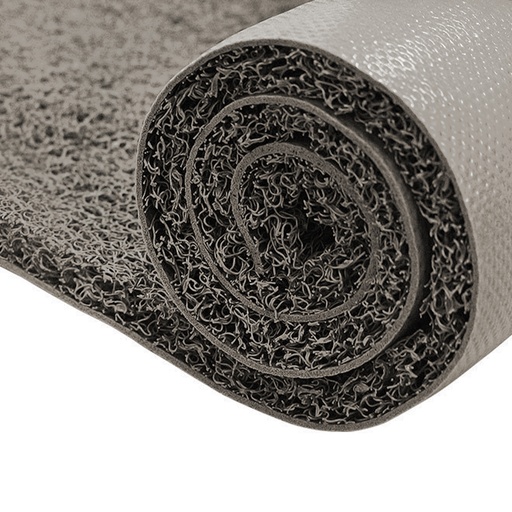 [14629] PVC Coil Loop Carpet Floor Mat, 15MM*1.2*18M, Grey
