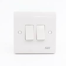[13361] Switch 2G/1W 10A/250 Maat Brand