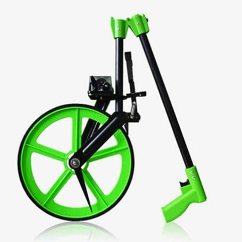 [14869] Measuring Wheel, (Digital) Single Big  (10000MT) Green
