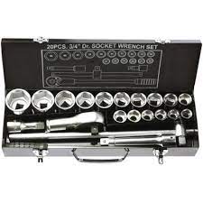 [14956] Socket Set 3/4" (20Pcs/Set) YT-1335 Yato
