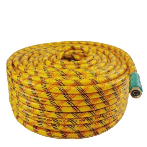 [14241] High Pressure Sprayer Hose 8.5MM x 50M With Brass fittings (60-220Bar) Yellow