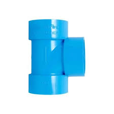 [15177] PVC Fitting - Tee DR Blue, 1-1/2" Medium Pressure 8.5