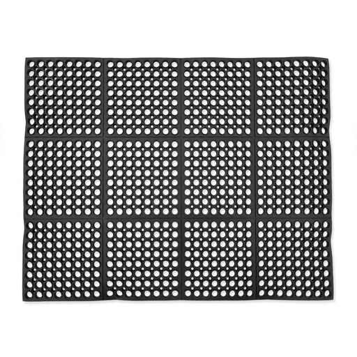 [15196] Rubber Multi Mat Antislip Oil Drainage Mat 20MM*900MM*1500MM