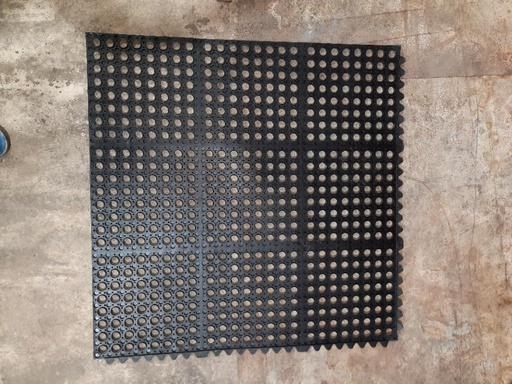 [15197] Rubber Multi Mat Antifatigue Rubber Mat (interlocking with four edges) 600mm*900mm*16mm