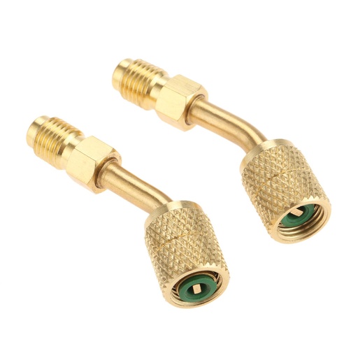 [15508] Brass refrigerator adapter male - 1/4", R410A
