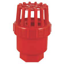 [20437] Pvc Foot Valve 3" (Red)
