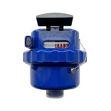 [15741] Water Meter - Brass, With Coupling (2Pcs) R160, DN15