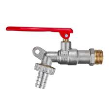 [15742] Bibcock - Brass lock 1/2"