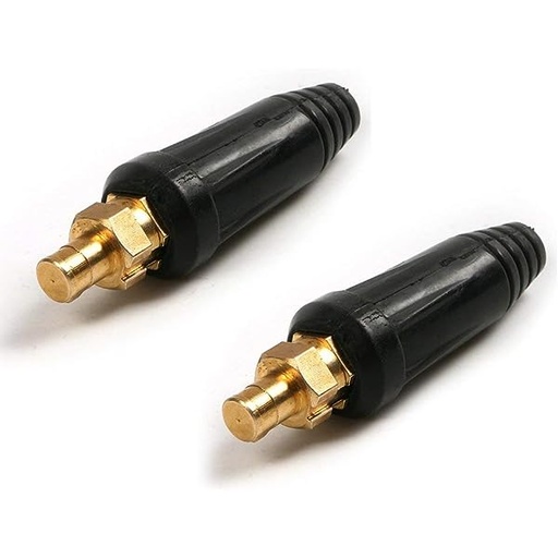 [20612] Welding Cable Connector 50-70M2 Male Black (Boss Well)