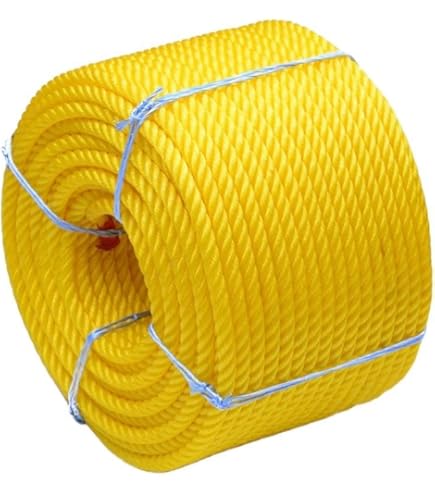 [2155 K] Rope - PP, Yellow, 30MM*200Mtr - Kohinoor