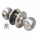 [15902] Knob Lock 60mm without keys (SS + Aluminium Core)