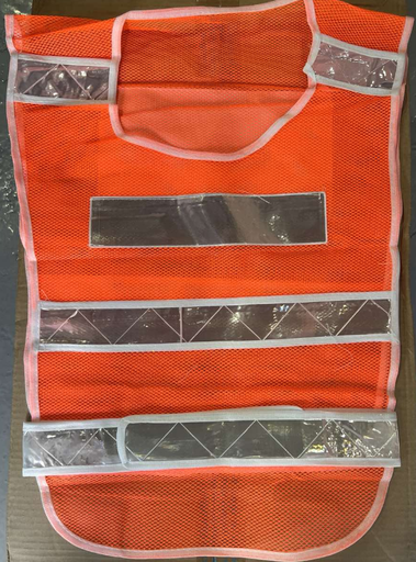 [15972] Safety Vest - Reflective, Orange