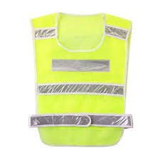 [15973] Safety Vest - Reflective, Fluorescent - Green