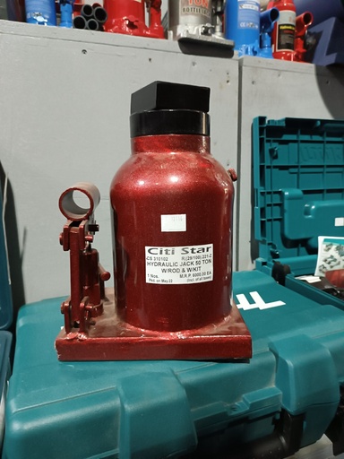 [12116] Hydraulic Bottle Jack With Rod 50T - Citi Star