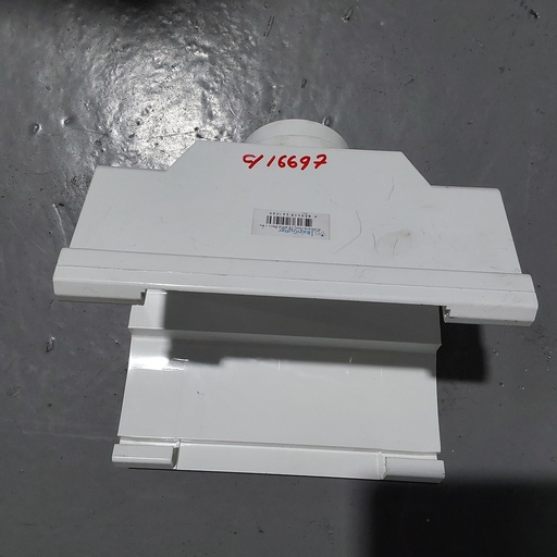 [16697] Rain Gutter Downspout 21 x 17 x 17Cm, White