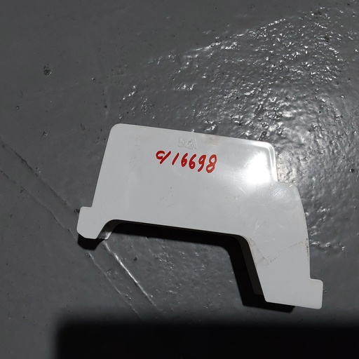 [16698] Rain Gutter End Cap 2.30 x 18.50 x 12.00Cm, White