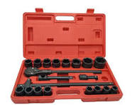 [16850] Socket Set Heavy Duty Sleeve, Black,  (21Pcs/Set)