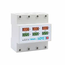 [16981] Modular Digital Over & Under Voltage Protector 50Hz TDP2-3 63A 380V (3Phase 4 Wires) - Brand : Tosun