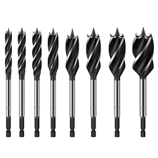 [17581] PTA - Wood Auguer Bit - Hex Shank (8Pcs/Set)