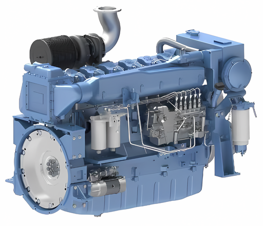 [17981] Marine Diesel Engine - 350HP/1800RPM, WD12C350-18