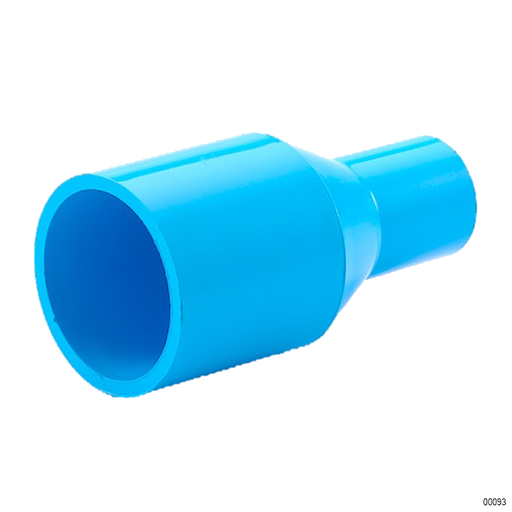 [18253] PVC Reducing Socket Blue 1" - 3/4"