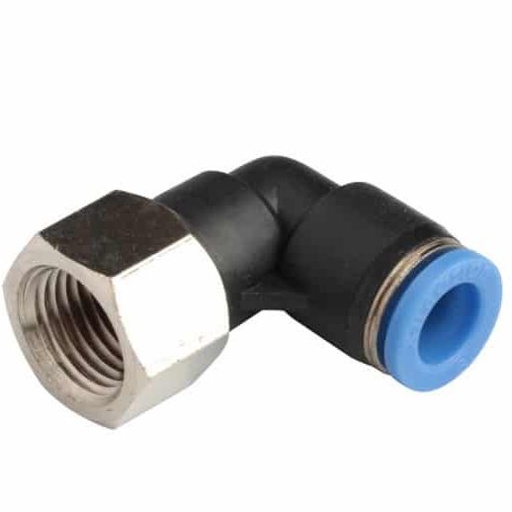 [18318] Pneumatic Female Elbow Connector PLF6-02 (1/4)