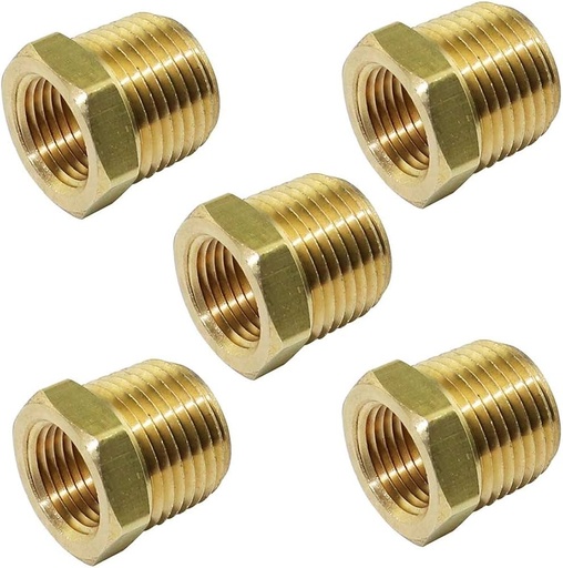 [18420] Brass Coupler Adaptor 1/2 x 3/8 (15454)