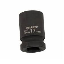 [18521] 1/2" Dr 6PT Black Socket 17MM (9160)