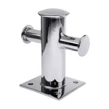 [18786] Single Cross Pillar Bollard, SS316, 135*135*190MM